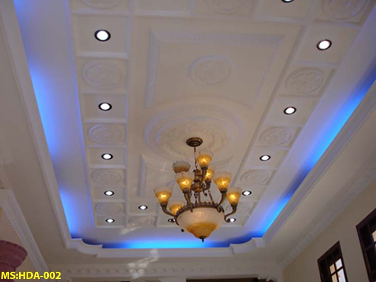 giá thi công phào chỉ tân cổ điển nhà phố, nhà biệt thự HDA002