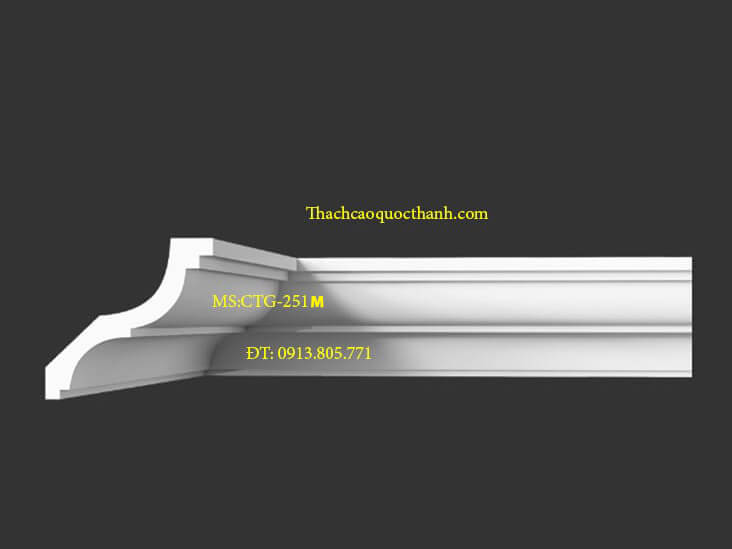 mẫu phào cổ trần thạch cao vĩnh tường đẹp CTG251M